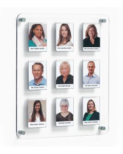 Crystal Wall Staff Photo Boards