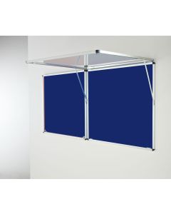 Eco-Sound Top-Hinged Corridor Tamperproof Blazemaster Noticeboards